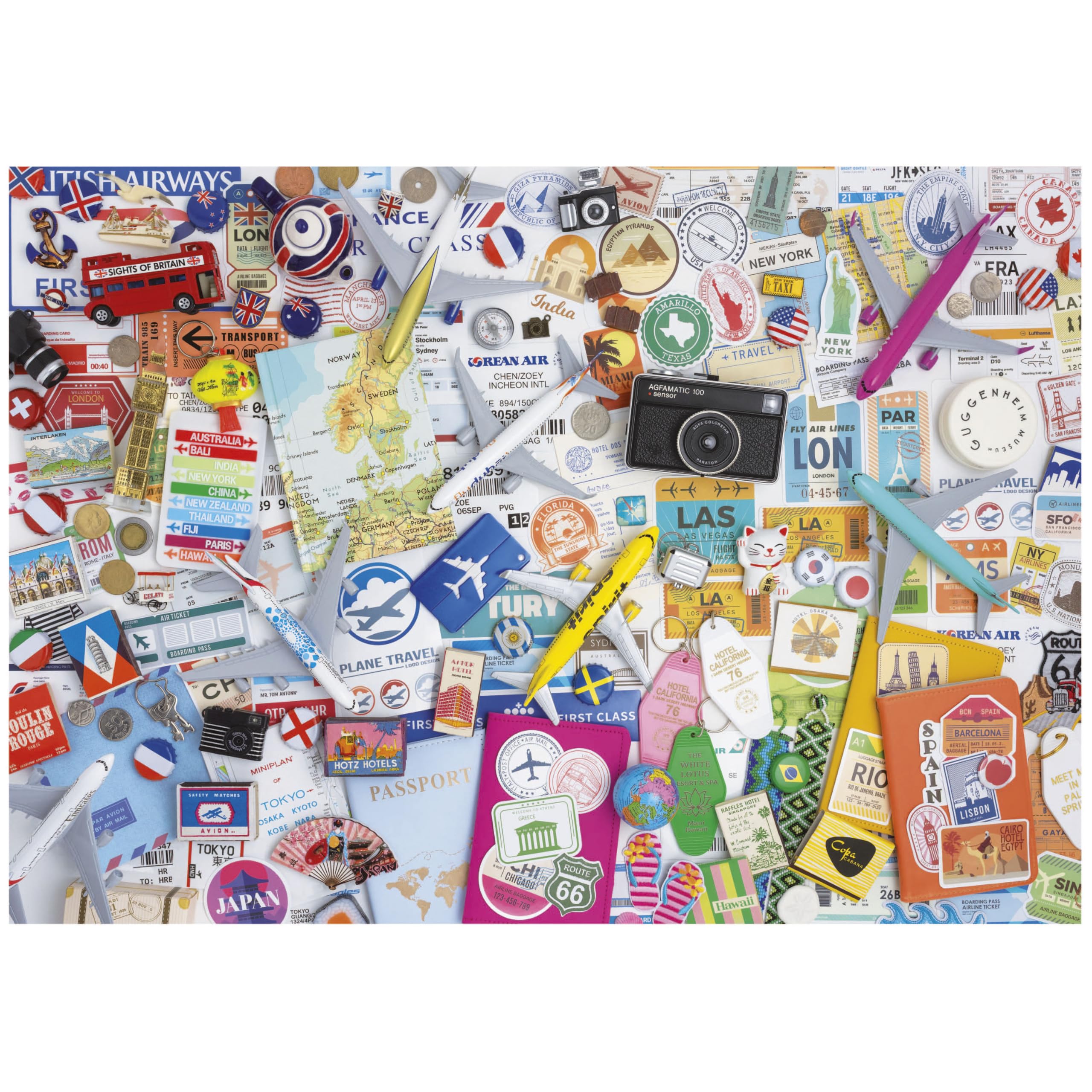 Educa – Puzzle 1000 Pièces Adulte – Le Cri D'Edvard Munch – Dimensions 68x48 Cm – Inclus Colle Fix Puzzle – À Partir De 14 Ans