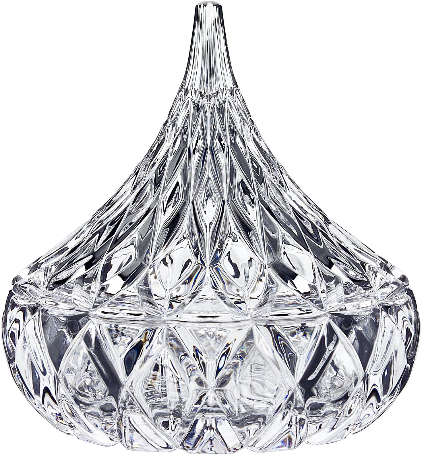 Hershey Candy Dish, Chocolate Dish, Crystal Decor (Clear) Living Room & Dining Room Decor