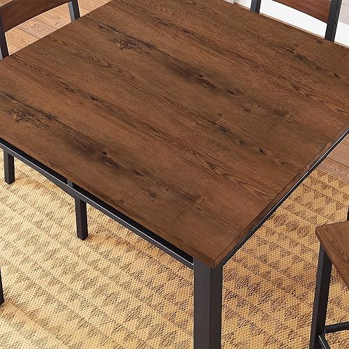 Miniatura 6 de Feisoon Papel de contacto de grano de madera, papel tapiz de aspecto de madera marrón, papel tapiz de 17.7 x 118 pulgadas, autoadhesivo, extraíble,