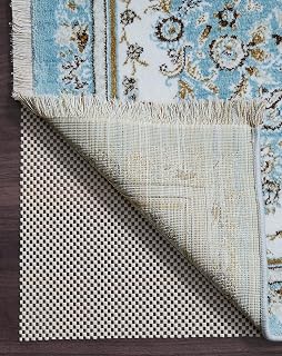 Veken 8x10 Non-Slip Rug Pad Gripper - Extra Thick Anti-Skid Underlay for Hard Floors, Keeps Rugs Secure & Adds Comfort