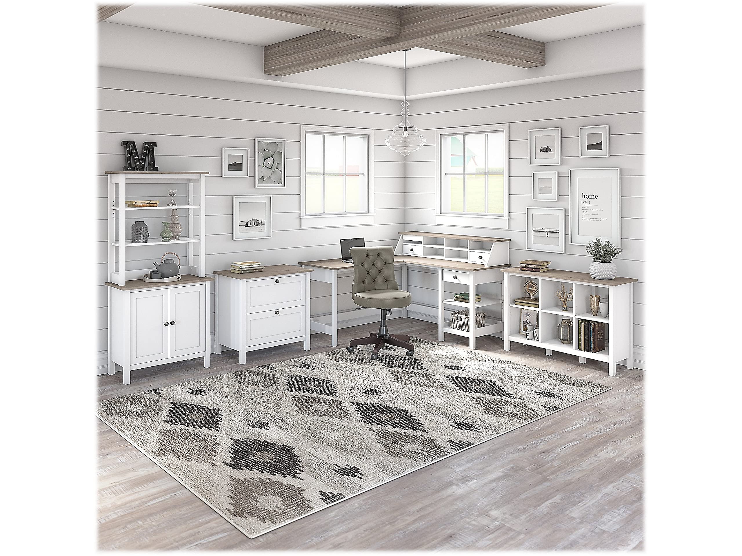 Bush Furniture Mayfield Desktop Organizer | Storage for Home Office ...