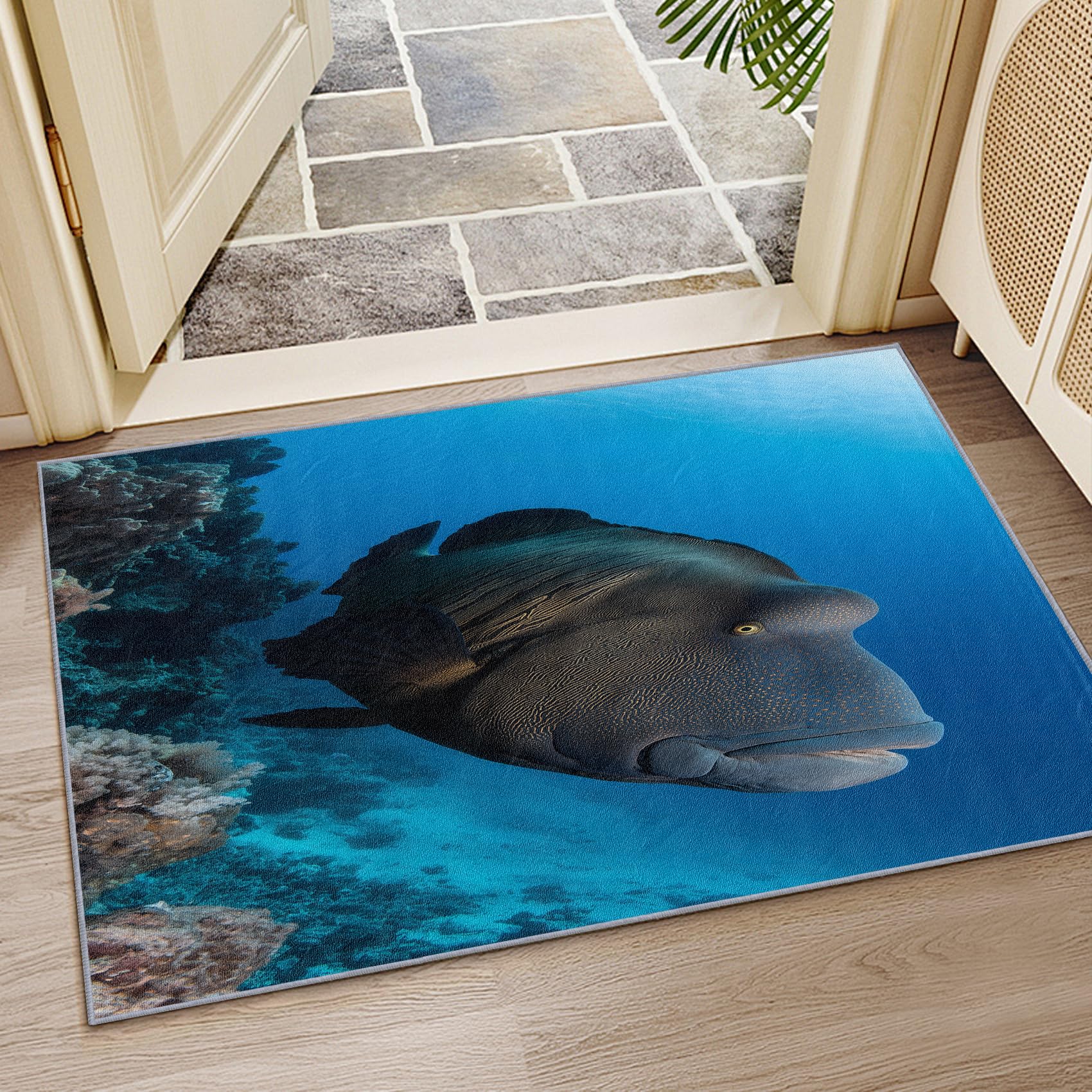 Mistela Fisch Teppich 80x150 cm Ozean Tier