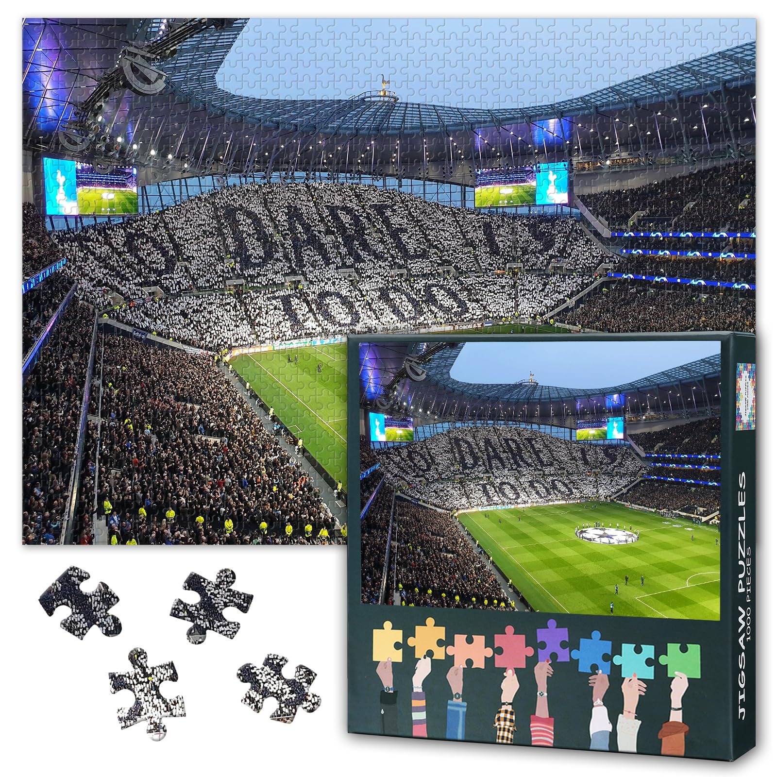 Tottenham London Football Stadium 1000 Piece Puzzle