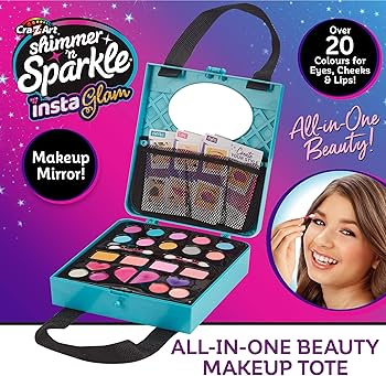 CRA-Z-ART Shimmer and Sparkle All in one beauty makeup Tote Kids