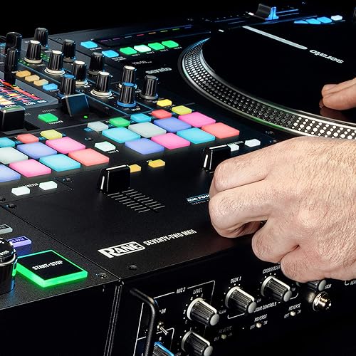 Vista 11 de RANE MAG Four Fader Mezclador de DJ sin contacto ultraligero Crossfader para los setenta, setenta y dos y setenta y dos MKII