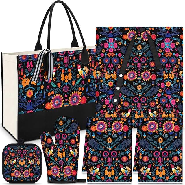 Langyiwee 6 Pcs Christmas Baking Gifts Set Fun Baker Gifts for Women Bir...