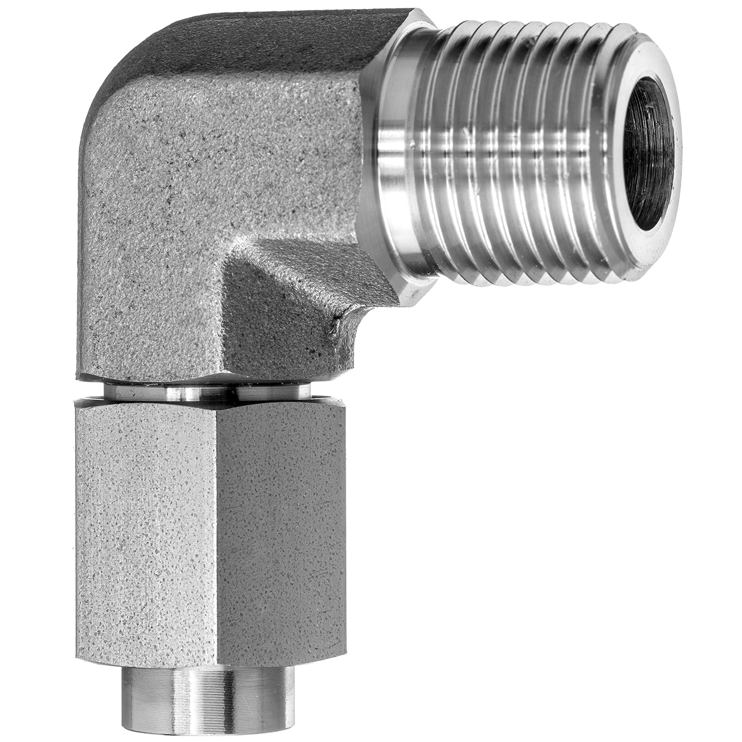 USA SEALING ZUSA-TF-37FL-28 Stainless Steel Flared Tube Fittings, Male Elbow: 3/4" Male JIC 37 Deg 3/4" NPT Male