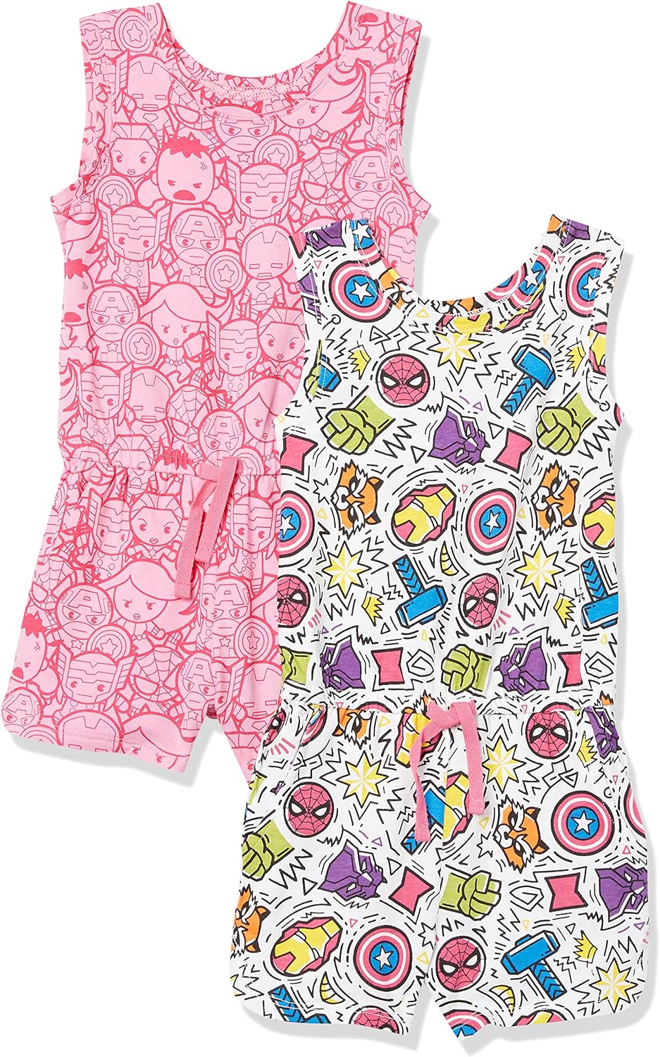 Amazon Essentials Girls' Knit Sleeveless Rompers just $8.50 at Amazon