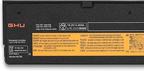 Miniatura 3 de GHU Premium 48 WHR 68+ 0C52861 0c52862 0c52862 compatible con batería Lenovo T460, Lenovo ThinkPad W550s, batería Lenovo T450s, probada por UL,