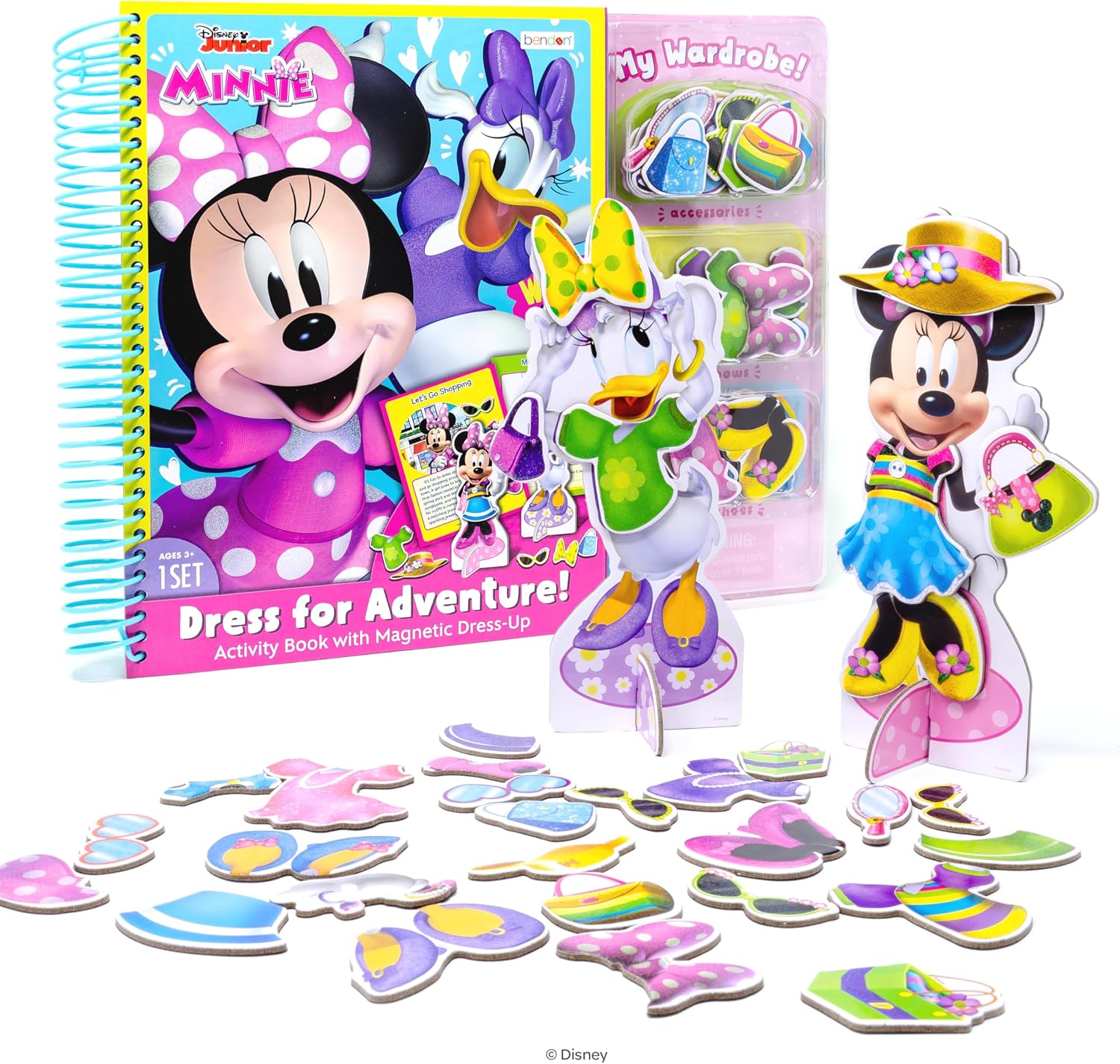 Disney Junior Minnie Mouse Activity Book with Magnetic Dress-Up Dolls image 4