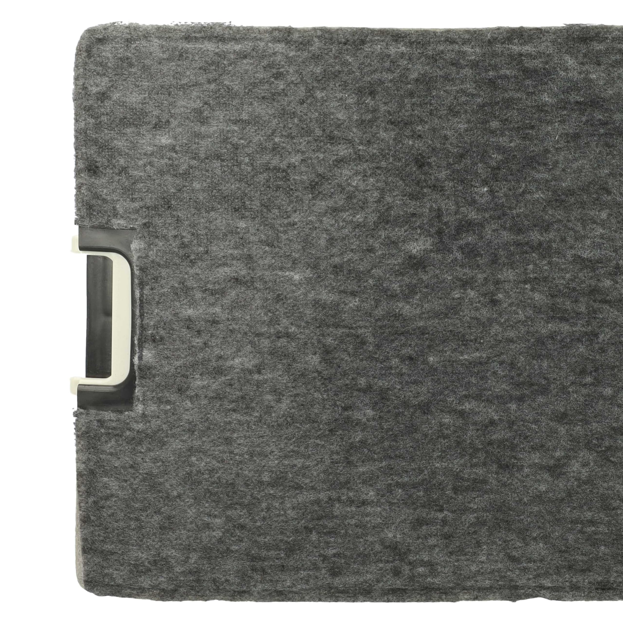 vhbw 2x Aktivkohlefilter Ersatz für Miele 3284680 | 3284681, 3284682, 8011222, 8049726, DKF6 für Dunstabzugshaube - 30 x 21,5 x 3 cm