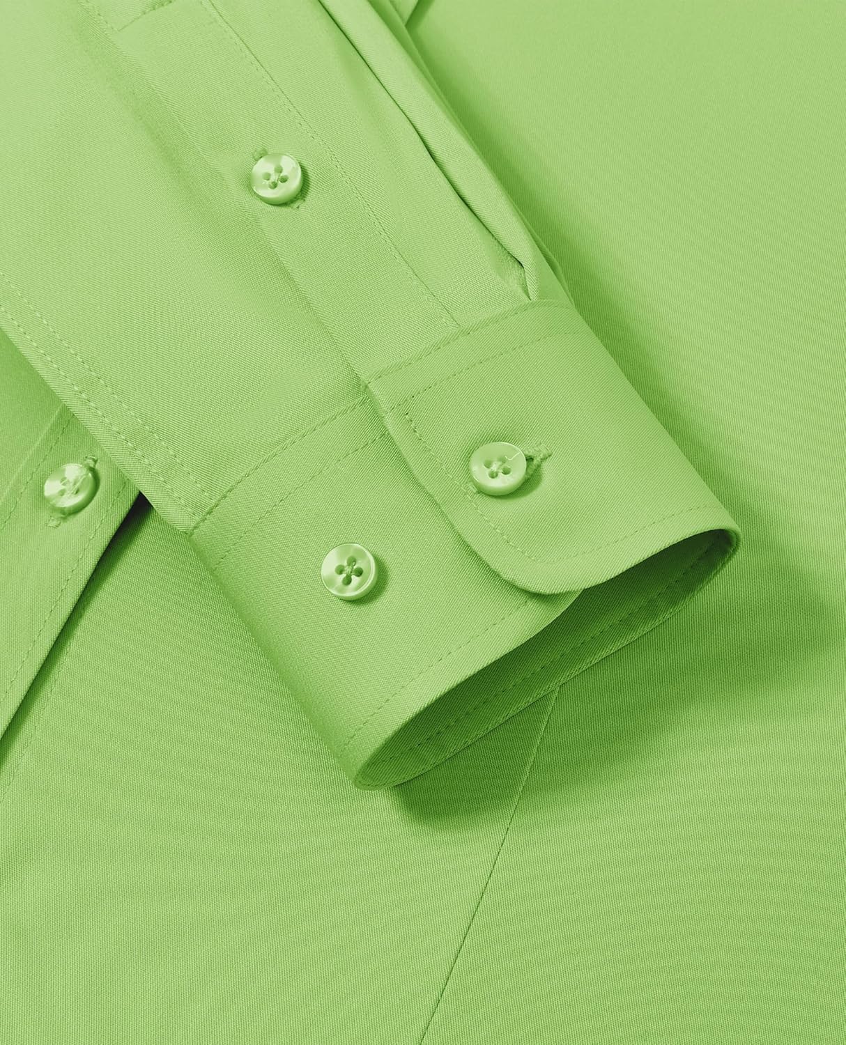 siliteelon Button Down Shirts for Women Long Sleeve Dress Shirts Wrinkle Free Collared Work Office Solid Blouses Tops - Image 5