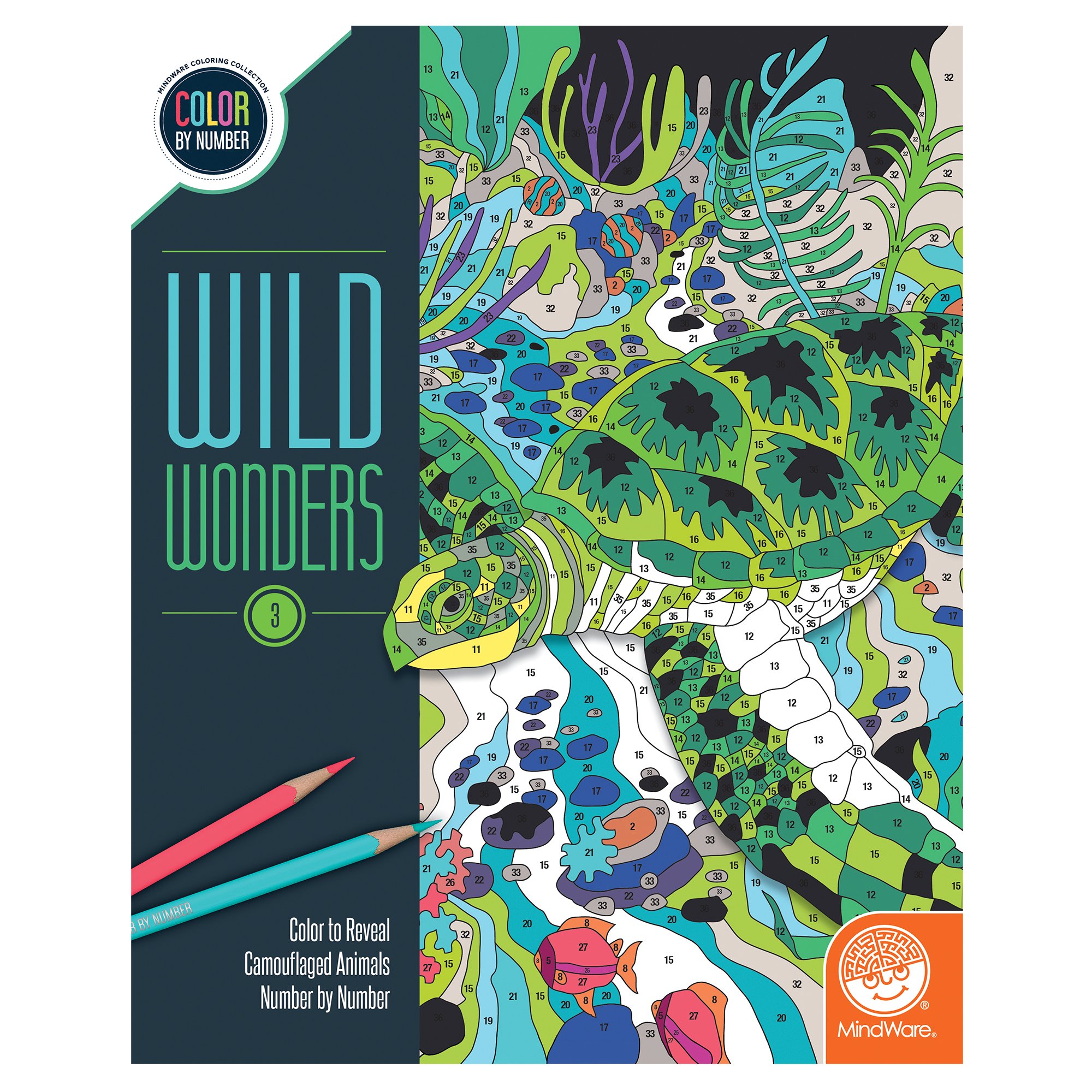 Color by Number Wild Wonders (Book 3)