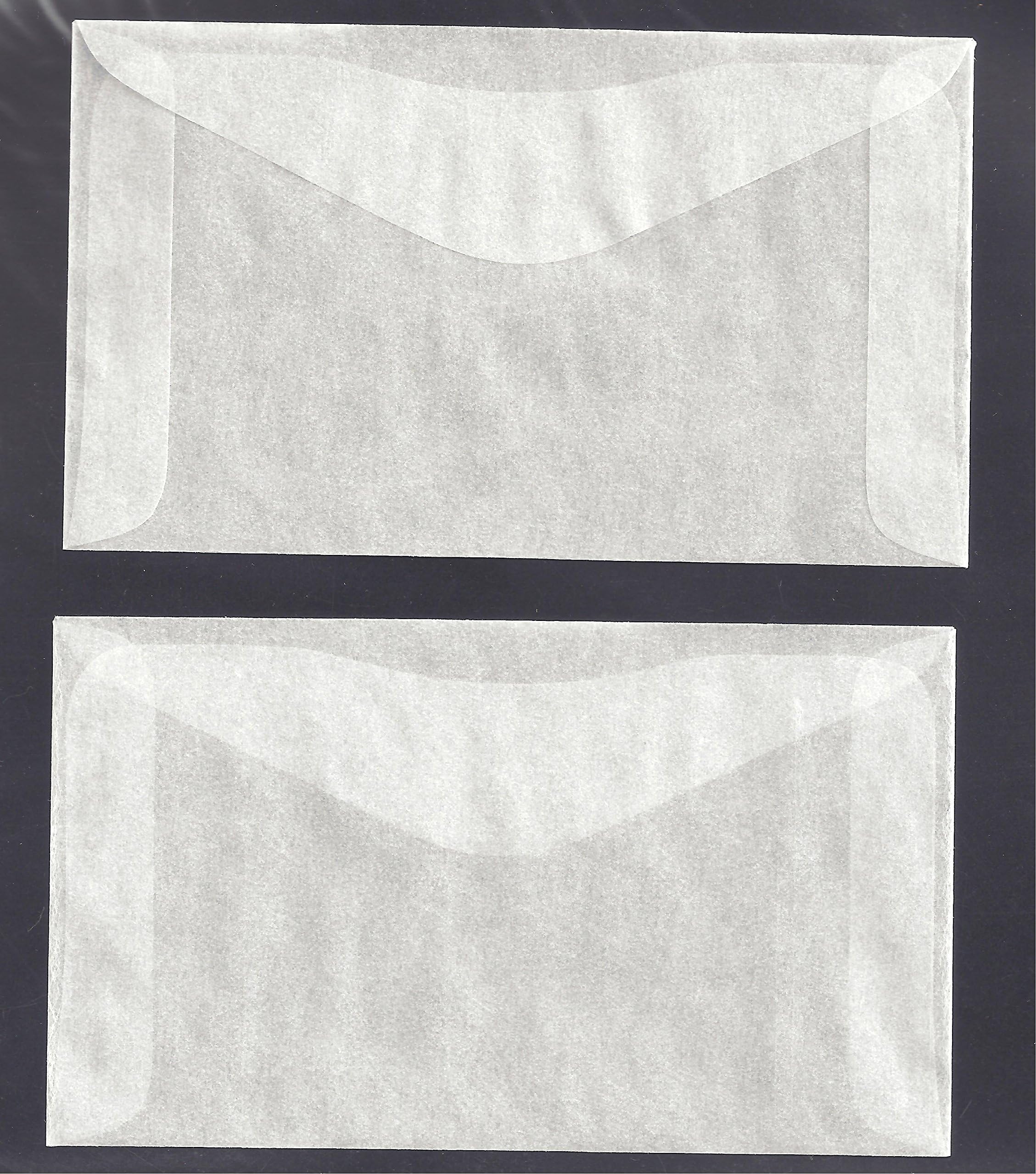 100 Glassine Envelopes #3 (4 1/4 x 2 1/2)