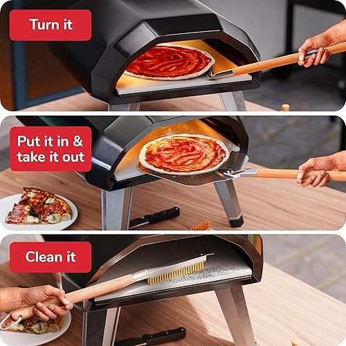 Miniatura 4 de Juego de 6 unidades antiadherentes para pizza kit artesanal definitivo para pizzas caseras perfectas