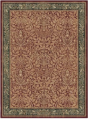 Vista 144 de RUGGABLE x Morris & Co Tapete prémium de pasillo lavable, para pasillo, cocina, entrada, sala de estar, dormitorio u oficina, con base Madreselva