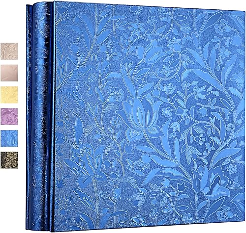 Vista 25 de Vienrose - Álbum grande de fotos (1000 compartimentos), funda de piel sintética, para álbum de boda, familiar, bebé, aniversario, graduación