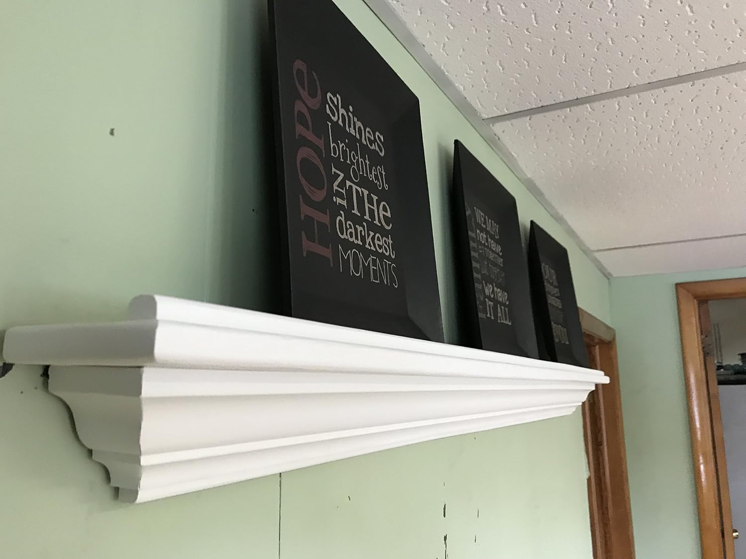 Picture Rail Wall Hanging Plate Rack