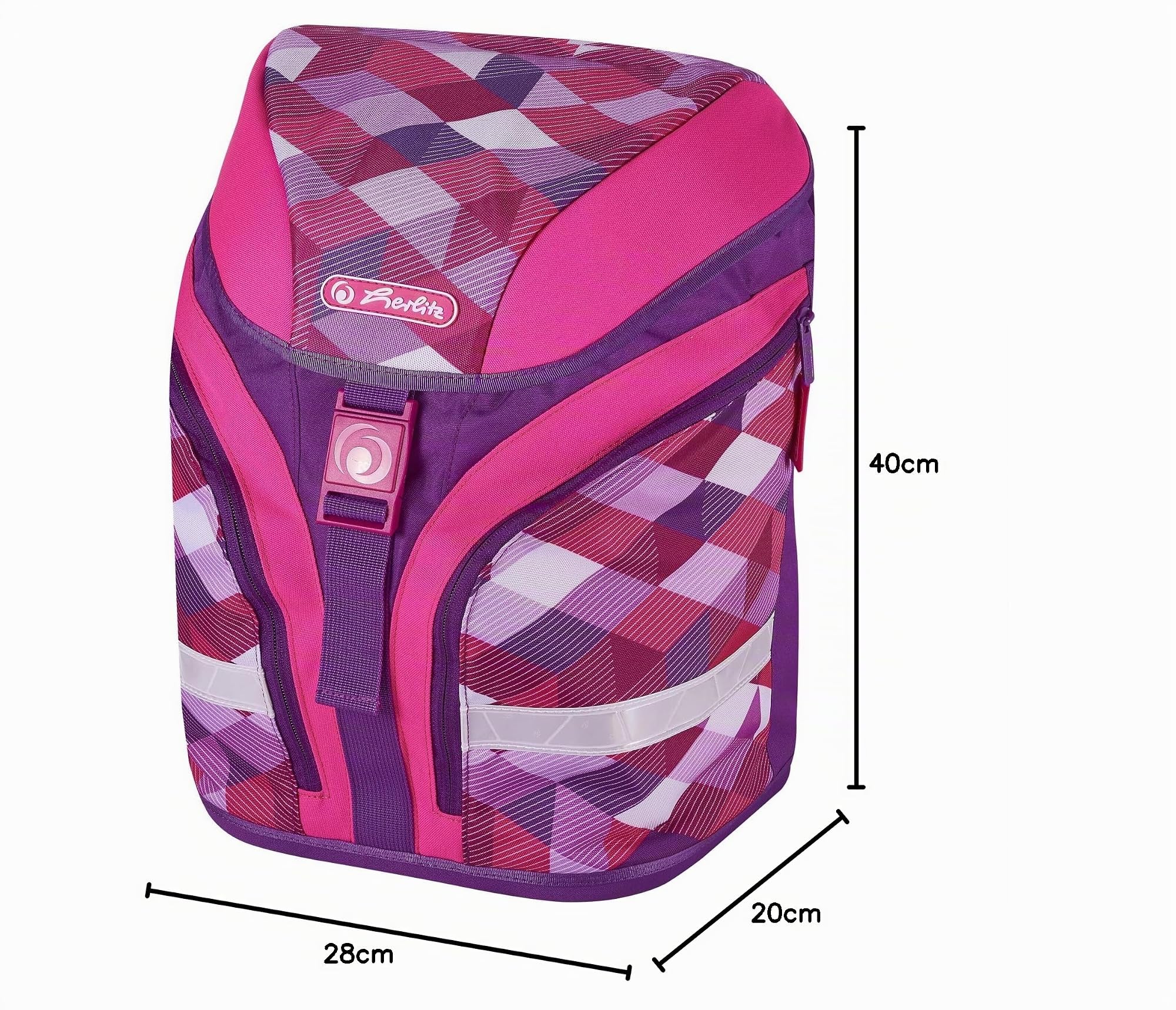 Herlitz Schulranzen Motion Plus Schulranzen-Set, 40 cm