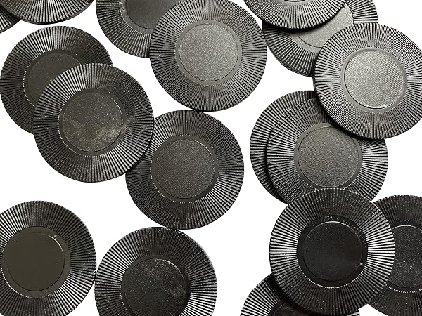 Sacchetto di 500 gettoni sottili, gettoni per bevande, fiches da poker, di circa 39 mm. - 3