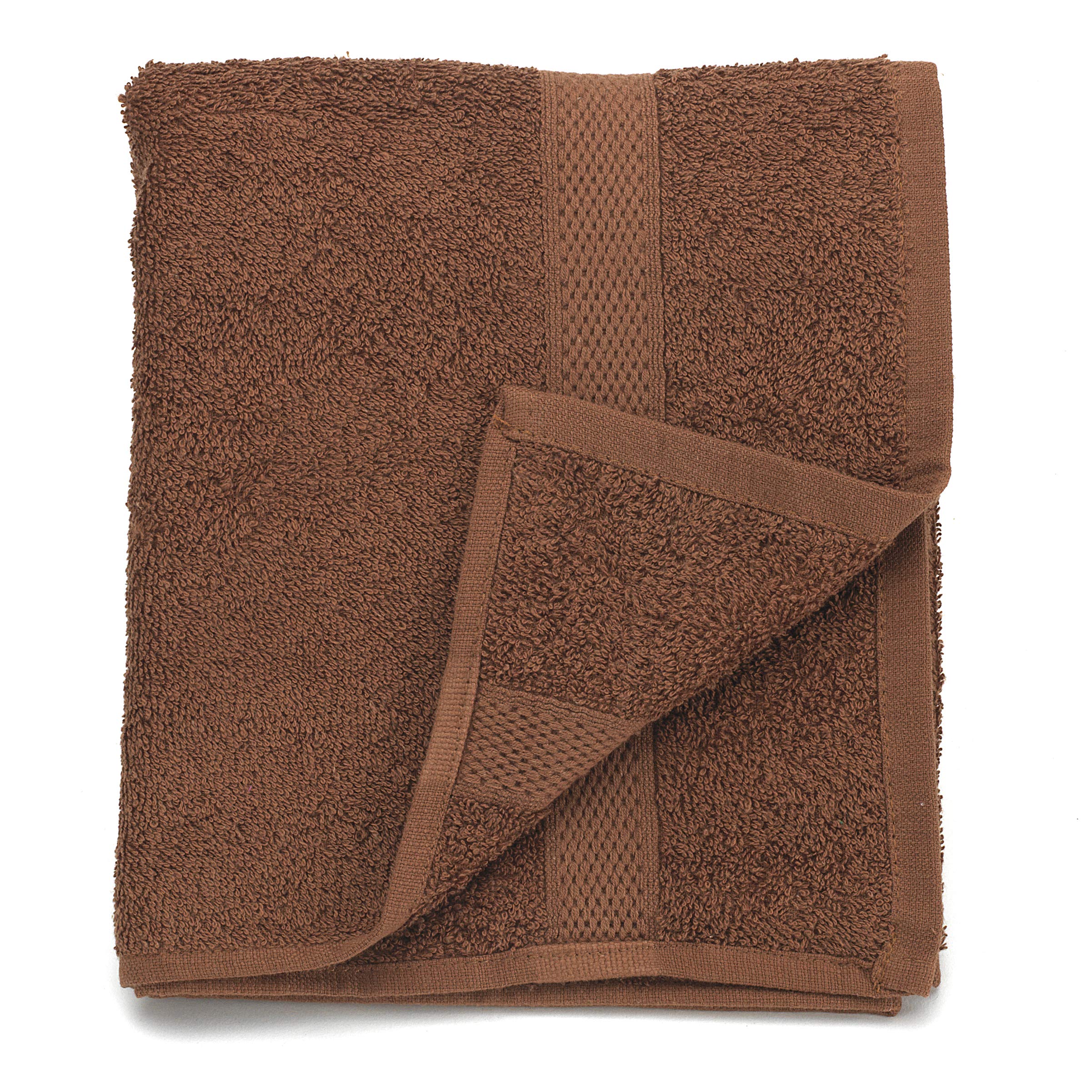 Lot De 2 Serviettes Invités En Coton Peigné - Beige Alpil 30x50cm 27313770