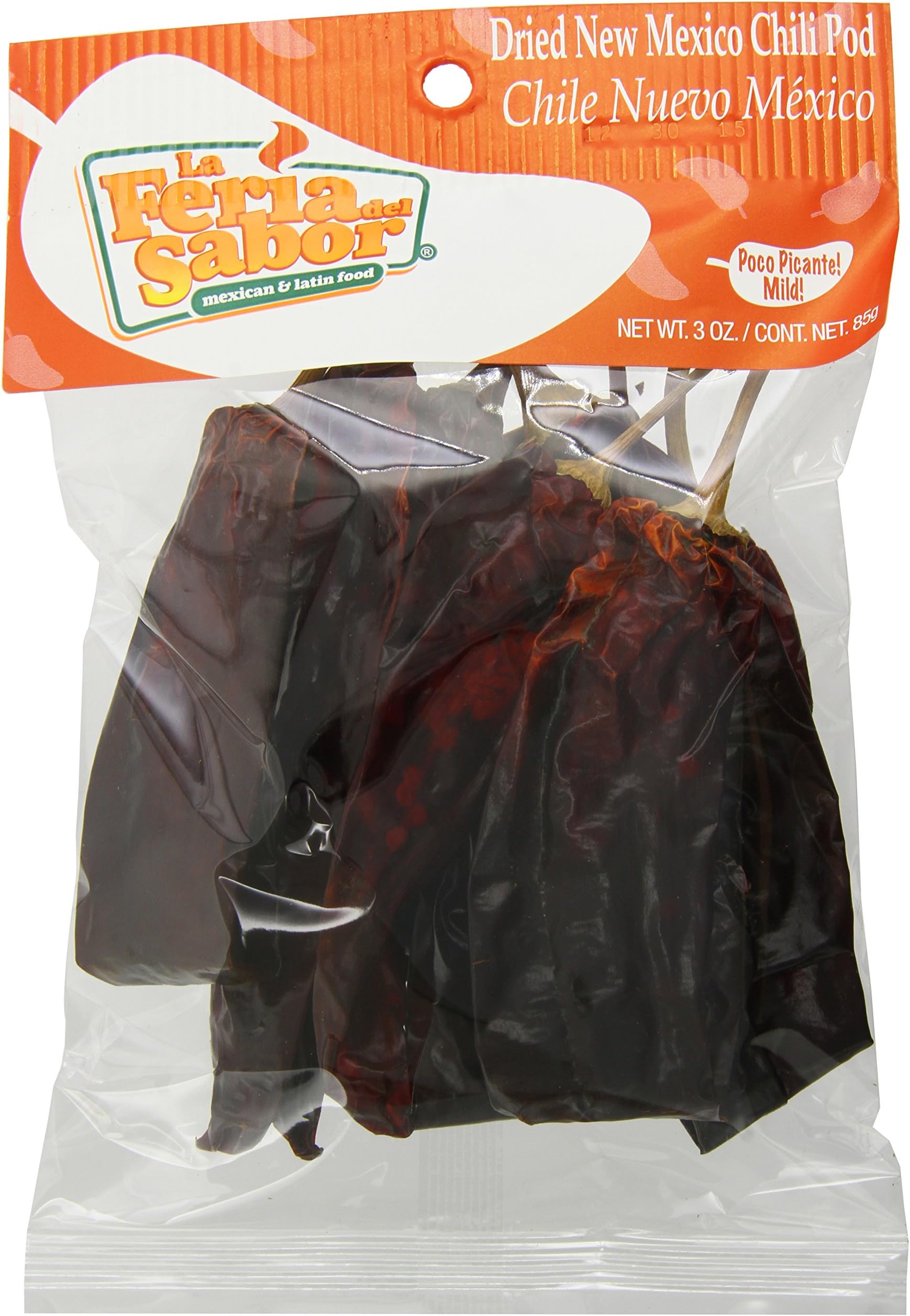 La Fuerza Chili Pods New Mexico, 3-ounces (Pack of12)