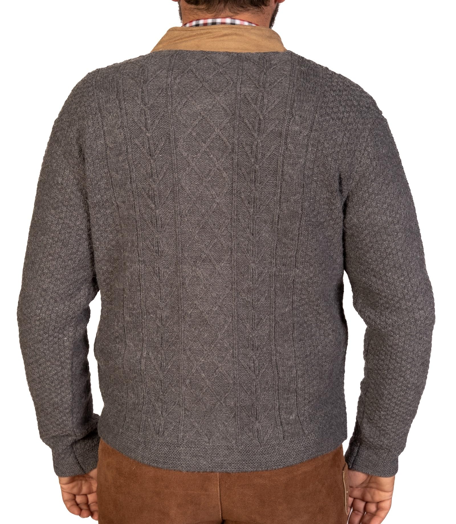 trachtl Trachtenstrickjacke Herren Andi Strickjacke Herren Moderne bayrische Tracht, Knöpfen in Hirschhornoptik in 5 Farben…
