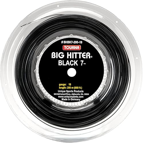 Tourna Big Hitter Black7 Ultimate Spin Poliéster Poliéster