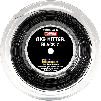 Tourna Big Hitter Black7 Ultimate Spin Polyester