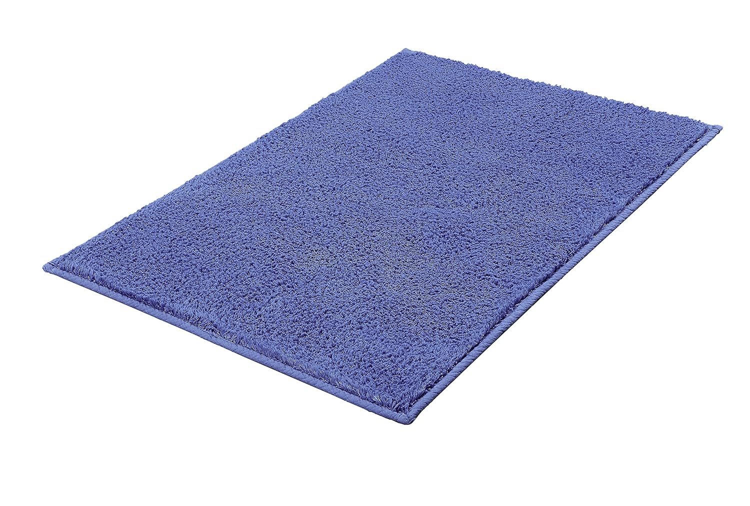 Kleine Wolke Eco Living Kansas Non-Skid Cotton Bathroom Rug 27 6x47 2in Blue