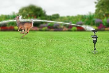 Cat Repellent Outdoor- Squirrel Deterrent Solar- Dog Repellent- Raccoon Deterrent Solar Motion-Activated Water Blaster Jet Spray Scare Away Deer, Rabbits, Birds & Other Animals