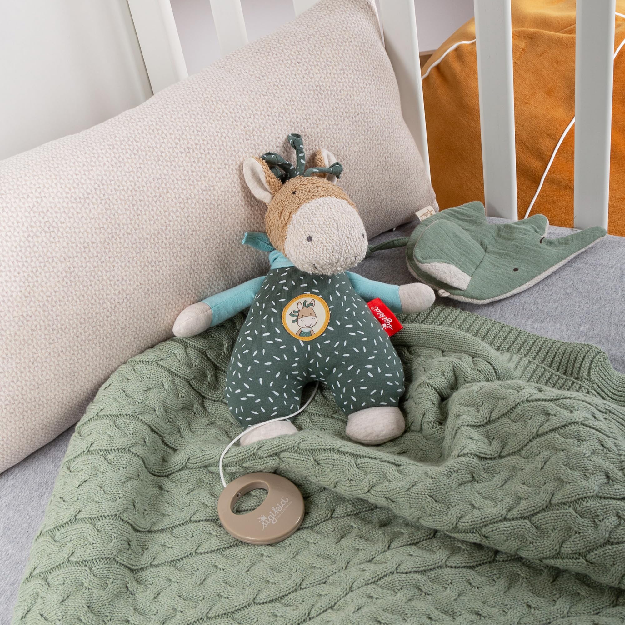 SIGIKID 39826 Pony Wiwi Wiah Music Box for Girls and Boys 0-36 Months Yellow