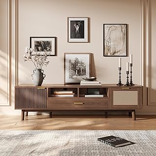 Wooden Stylish TV Cabinet with Soft Close Doors and Drop Down Doors Cabi...