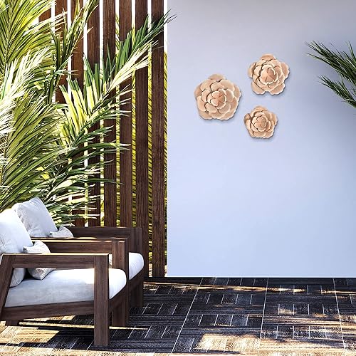 Vista 70 de Americanflat Decoración de pared de 14 x 10.5 pulgadas, decoración de pared de metal de anclaje para dormitorio, decoración moderna de pared