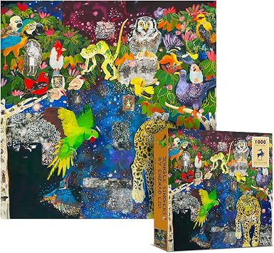 Antelope - 1000 Piece Jigsaw Puzzle for Adults, Jungle Singers Jigsaw Puzzles 1000 Pieces by Enzhao Liu, 16.50" x 33.15", Matte Finish, No Dust Puzzles