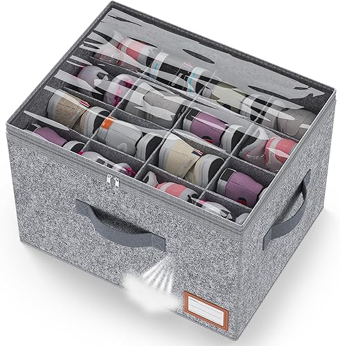 Contenedores de almacenamiento ajustables para armario, organizador de ropa, zapatero, organizador de zapatos, juguetes, solución de almacenamiento