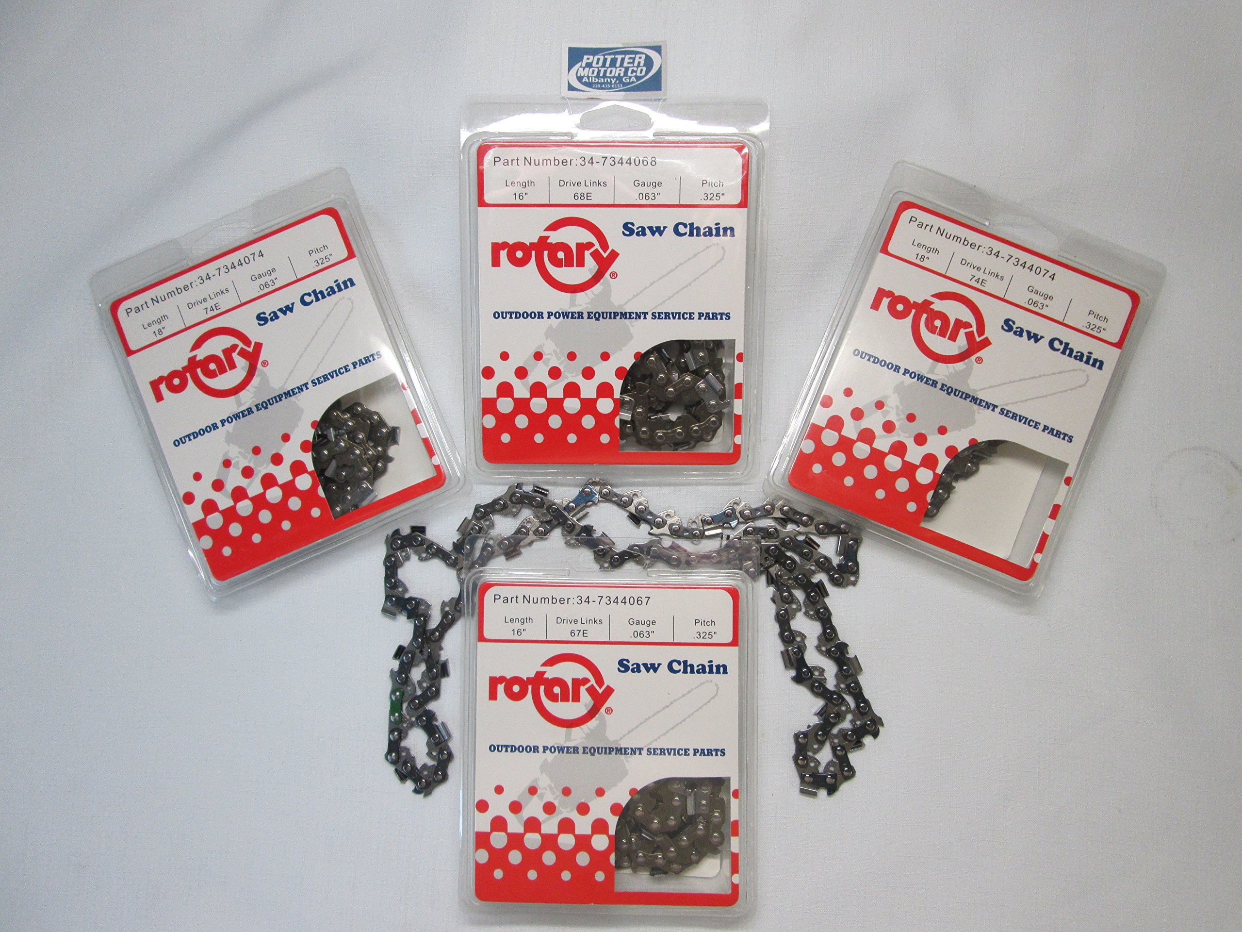 Amazon.com: .063 3/8 STD 84 DRIVE LINK CHISEL CHAINSAW CHAIN