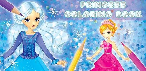 Livro de colorir para as princesas