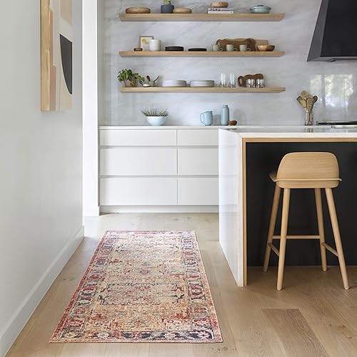 Miniatura 7 de Loloi II Nour Collection NU-01 - Alfombra de área de transición de 7 pies y 9 pulgadas x 10 pies y 6 pulgadas