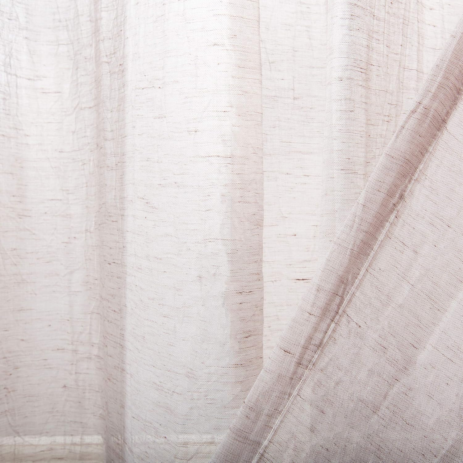 SAFAVIEH Home Curtain Moony Grey Sheer 52" x 84" Grommet Window Drape Panel
