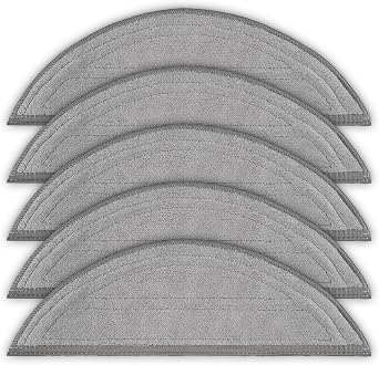 5 Pack Saros 10 Replacement Mop Pads Compatible with Roborock Saros 10 Robot Vacuum Cleaner, Washable Mop Cloths Accessories Kit, Mop Pad Refill, Replacement Parts