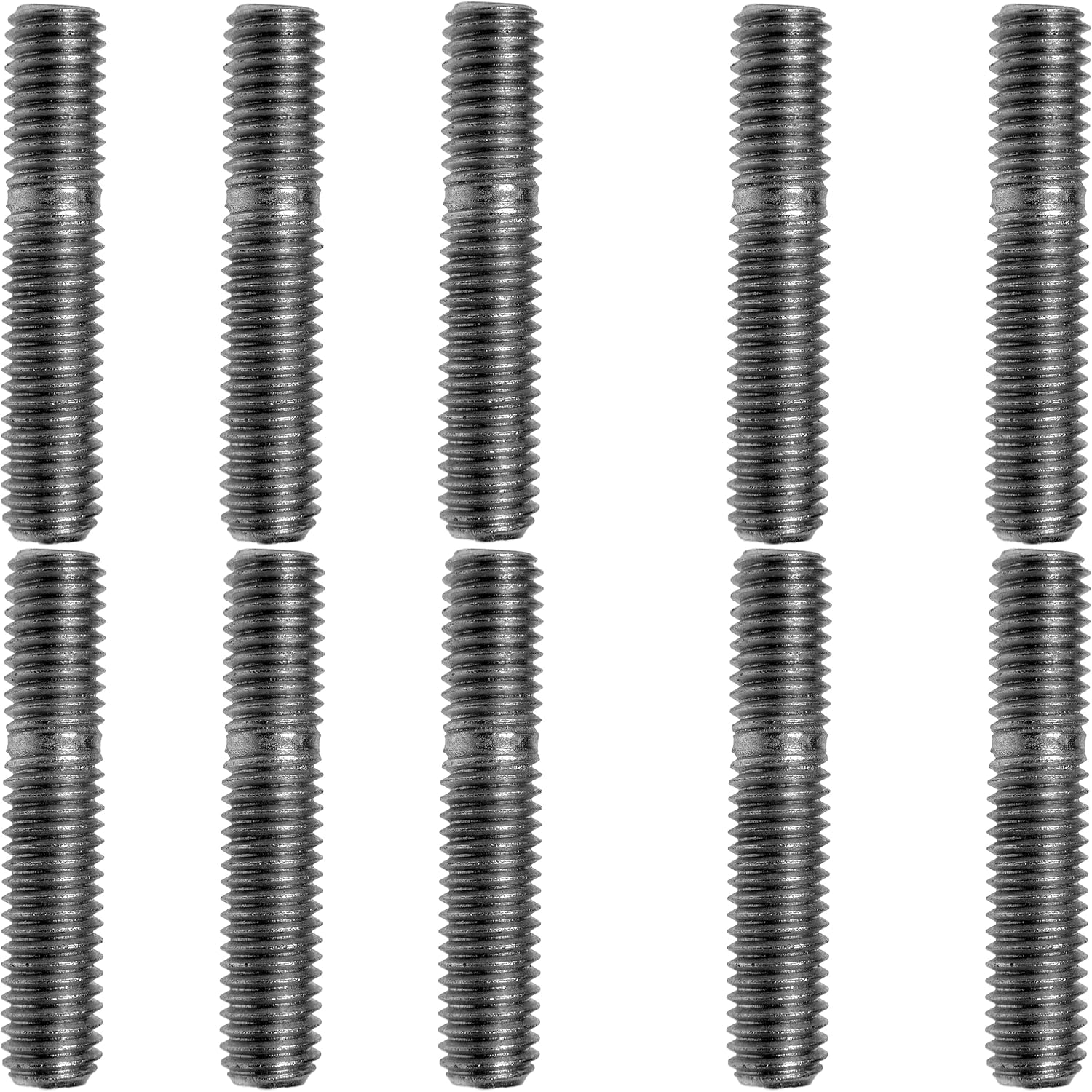 APDTY 786443 Double Ended Stud - M8-1.25 X 21mm And M8-1.25 X 10mm