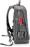 KNIPEX Modular X18 Tool Backpack, Empty, 58 Inserting Options, 18 L Volume, Laptop Pocket, Waterproof Molded Bottom, 530 x 340 x 210 mm, 00 21 50 LE - 6