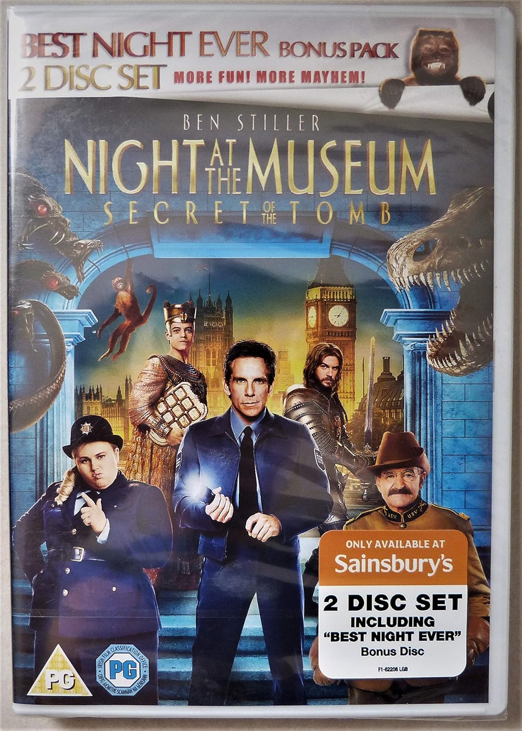 Amazon.com: Night at the Museum 3: Secret of the Tomb [DVD] 2 DISC 2014 ...