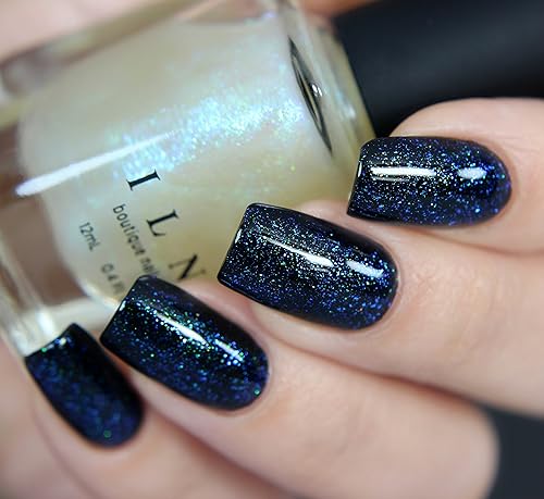 Miniatura 1917 de ILNP Madison Ave Esmalte de uñas holográfico metálico rosa antiguo