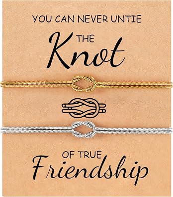 QWNHONEY Matching Bracelets for Couples Infinity Love Knot Bracelet Pinky Promise Friendship Bracelets Forever Link Together