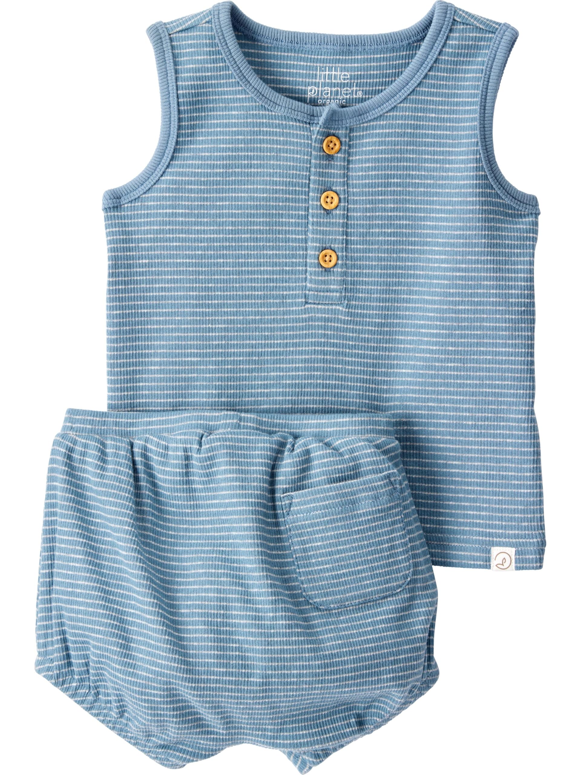 little planet by carter's Unisex Baby 2-piece Shorts Set Made With Organic Cotton