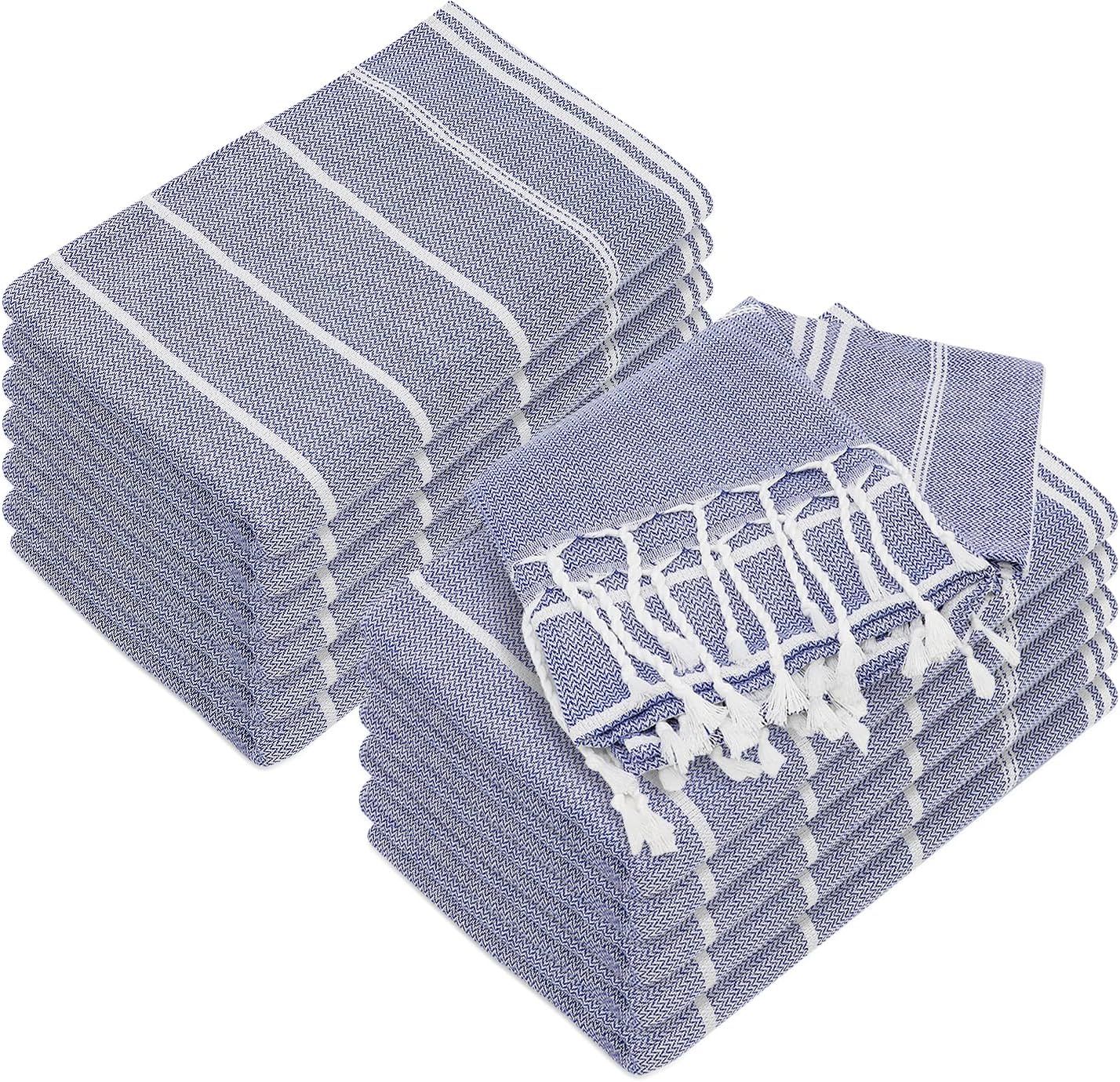 12 Pack Turkish Beach Towel Oversized Beach Towels 36"x71"Turkish Towel Soft Sand Free Quick Dry Lightweight Beach Towel Bath Towels Teal