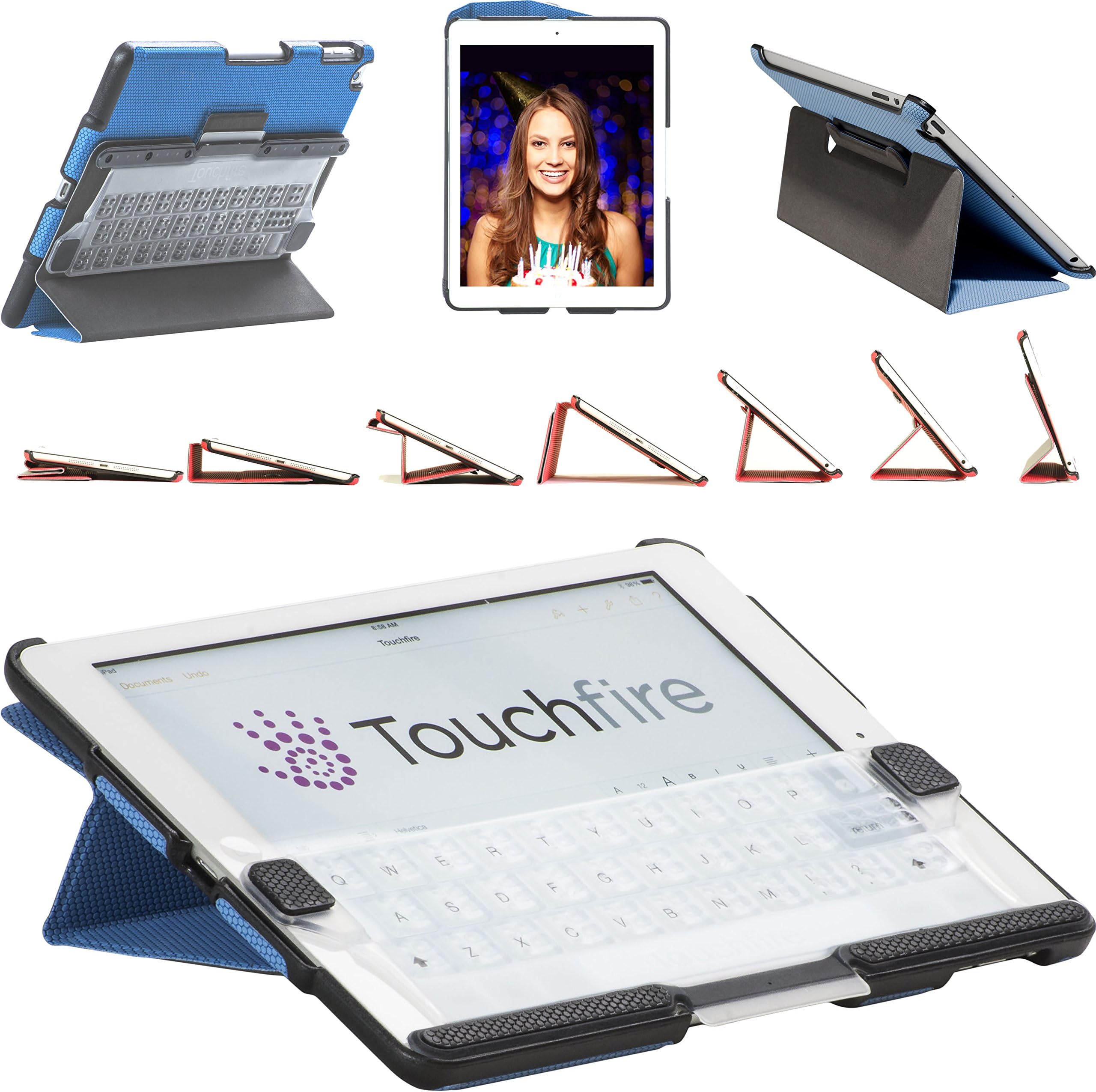 Touchfire Ultra-Protective Case, 3-D Keyboard, Sound Booster & Magnetic Mount for iPad Air - Red