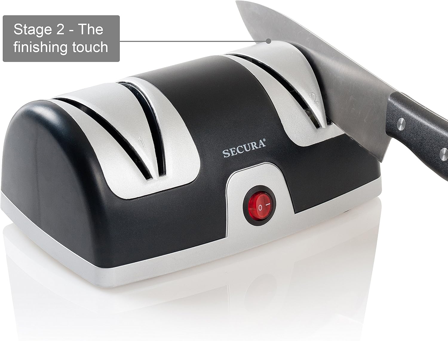Secura Electric Knife Sharpener 2-Stage Kitchen Knives Sharpening System